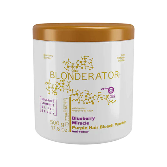Blonderator blueberry miracle purple hair bleach powder
